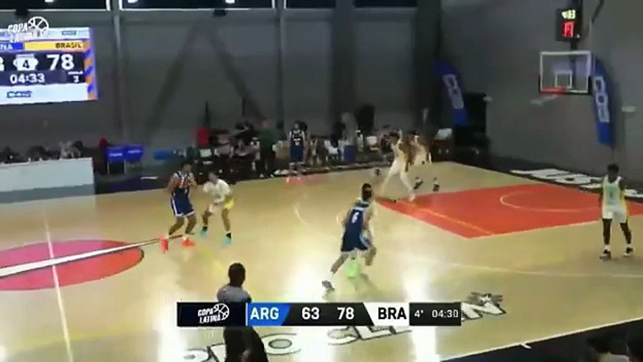 Básquet: la Selección Argentina perdió con Brasil antes de la AmeriCup