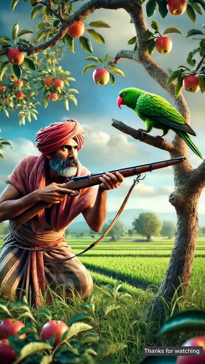 Parrot 🦜 Aur Pigeon 🐦 #ai #aistories