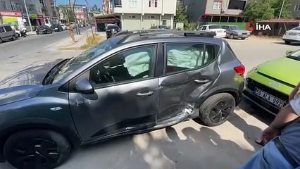 Minibüsle otomobil çarpıştı: 1 yaralı