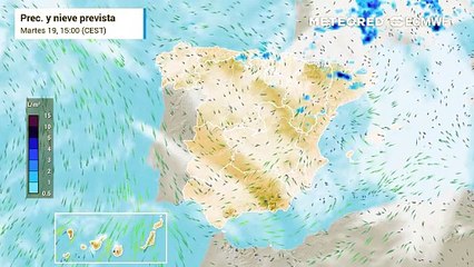 Jueves con lluvias en varias zonas de España