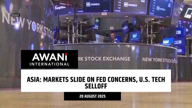 Asia: Markets slide on fed concerns, U.S. tech selloff