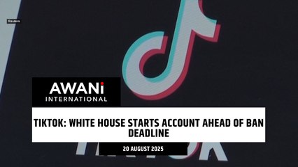 TikTok: White House starts account ahead of ban deadline