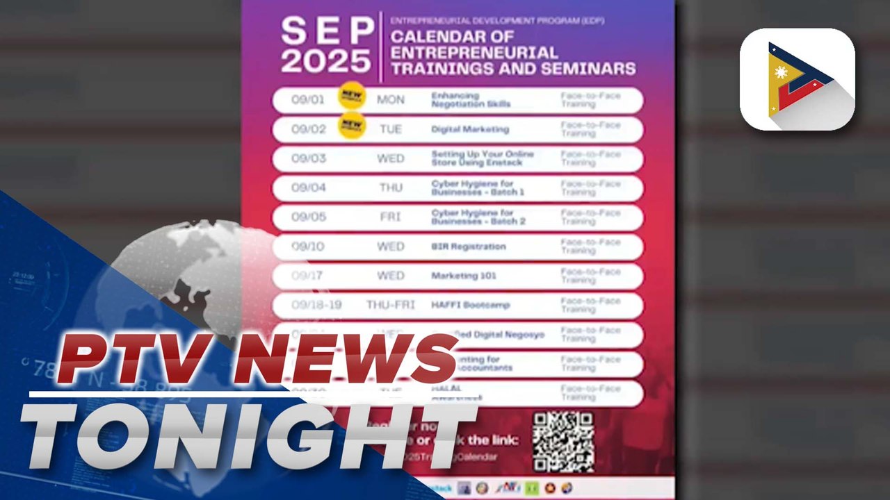 QC LGU offers free entrepreneurial training and seminars