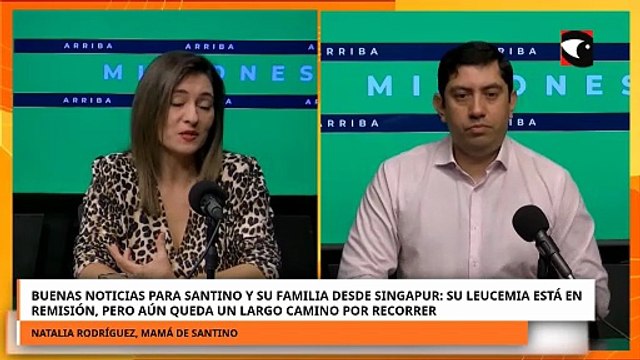 Buenas noticias para Santino y su familia desde Singapur: su leucemia está en remisión