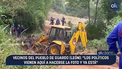 Vecinos del pueblo de Guardo (León): "Los políticos vienen aquí a hacerse la foto y ya está"