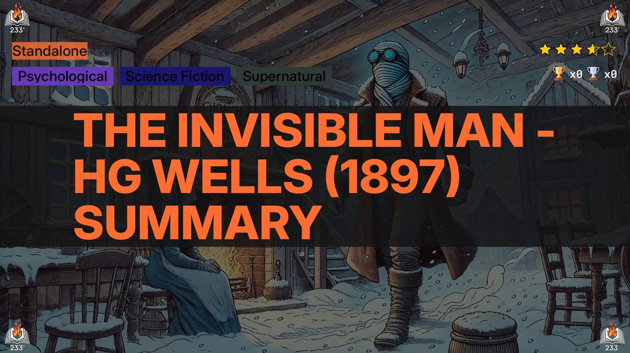 The Invisible Man - HG Wells (1897) Summary