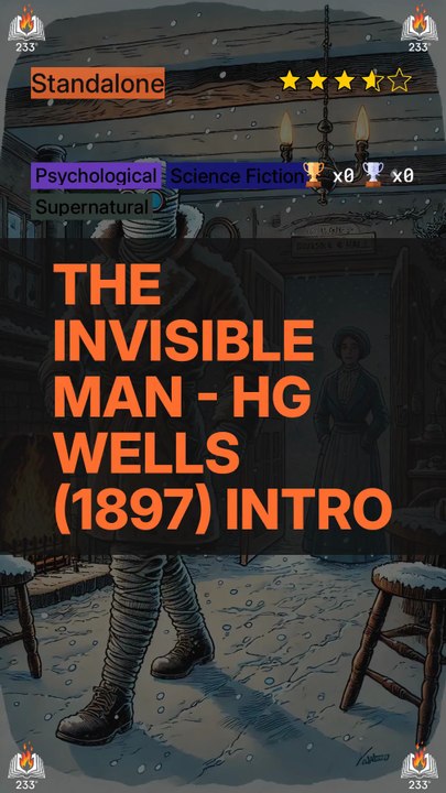 The Invisible Man - HG Wells (1897) Intro