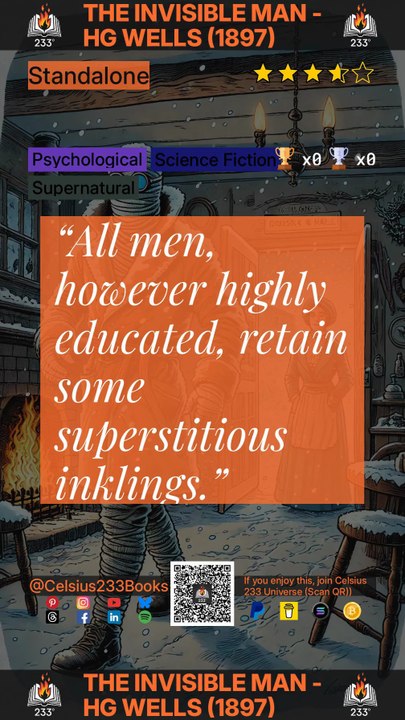 The Invisible Man - HG Wells (1897) Quotes