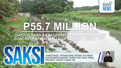PBBM - Economic sabotage, posibleng ikaso sa mga kontratistang nagdedeklarang tapos na ang mga flood control project kahit hindi pa | Saksi