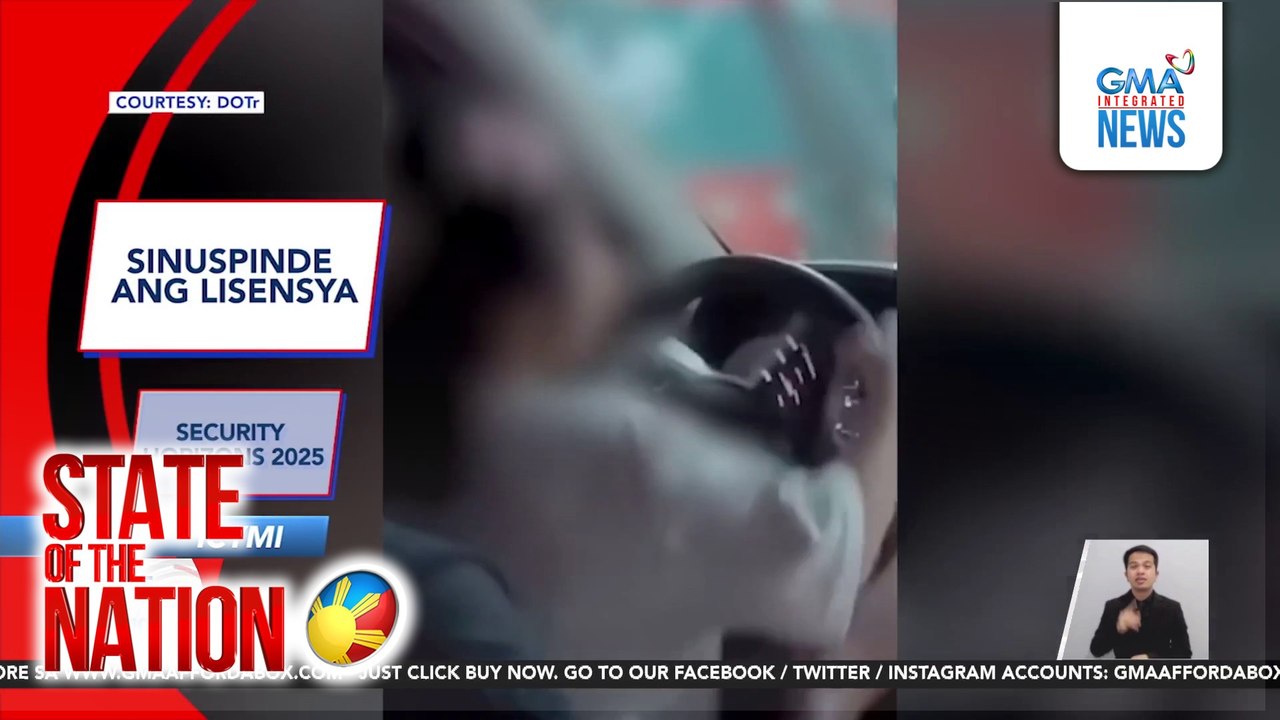 Sinuspinde ang lisensya; Security Horizons 2025 | SONA