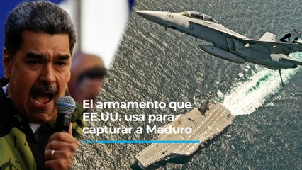 Así es el armamento que Trump usa para capturar a Nicolás maduro