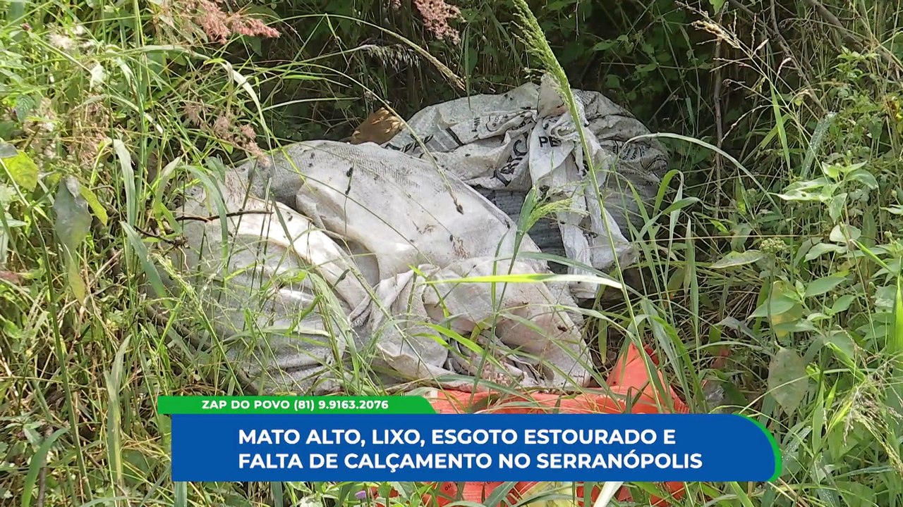 Crise de Infraestrutura no Loteamento Serranópolis, Caruaru: Moradores Lutam Contra Lixo, Esgoto Estourado e Falta de Iluminação