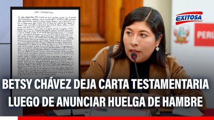 Betssy Chávez anuncia huelga de hambre seca: "Su secuestro político lleva más de dos años", asegura su abogado