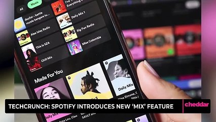 TechCrunch: Spotify Introduces New ‘Mix’ Feature