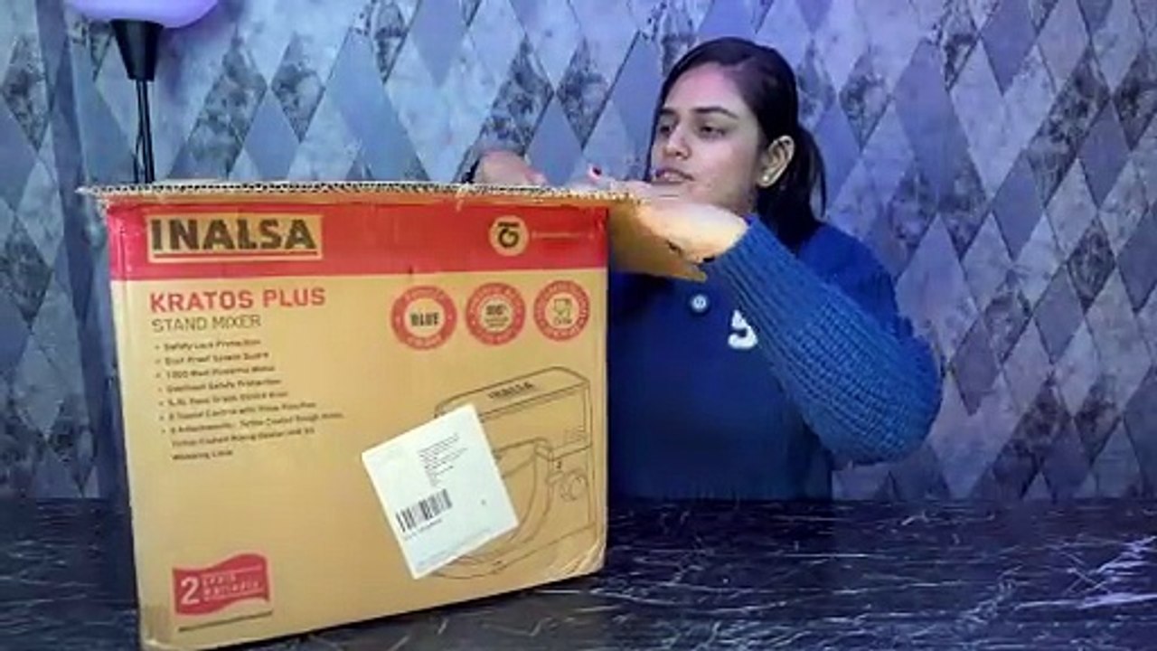 Inalsa Kartos Plus Stand Mixer Unboxing _ Review _ Best Stand Mixer Unboxing