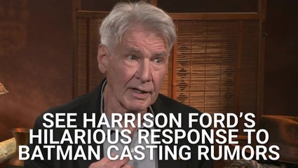 I Can't Stop Watching Harrison Ford's Face After He Was Informed He Was Once On The Shortlist To Play Batman
