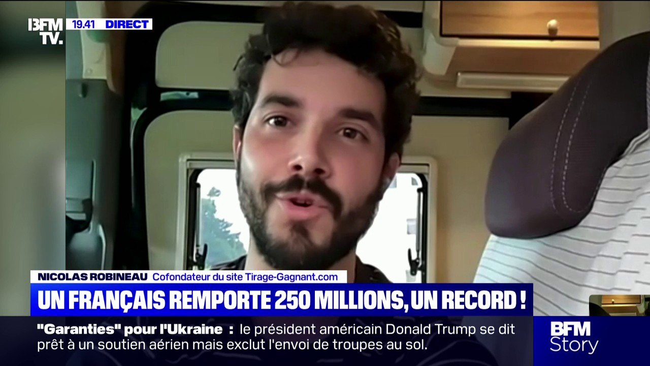 Gagnant de l'Euromillions: "Un gagnant à 250 millions d'euros, on va lui conseiller de bien se faire aider", détaille le co-fondateur du site "Tirage-Gagnant"