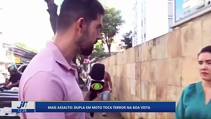 Mais assalto: dupla em moto toca terror na Boa Vista