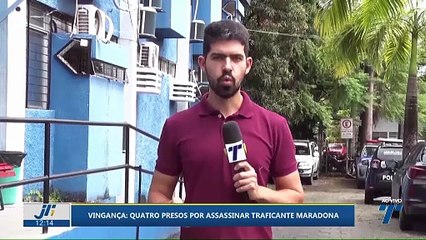 Vingança: quatro presos por assassinar traficante Maradona