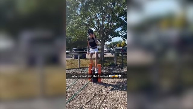 Princess Andre voices concerns for mum Katie Price as she tells her that her legs look so thin they could 'snap'