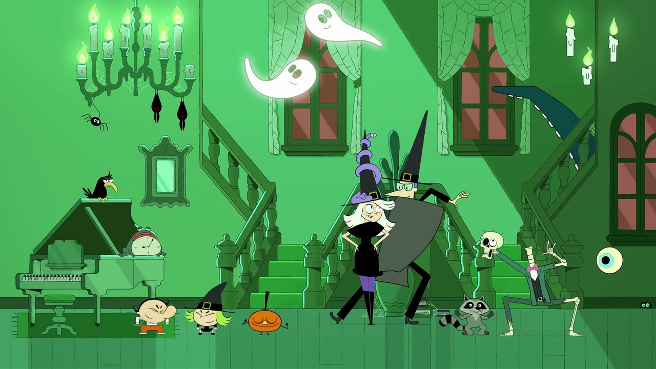 Zuk, la brujita T1 Ep14 La primera vida de Hueso | Español Latino