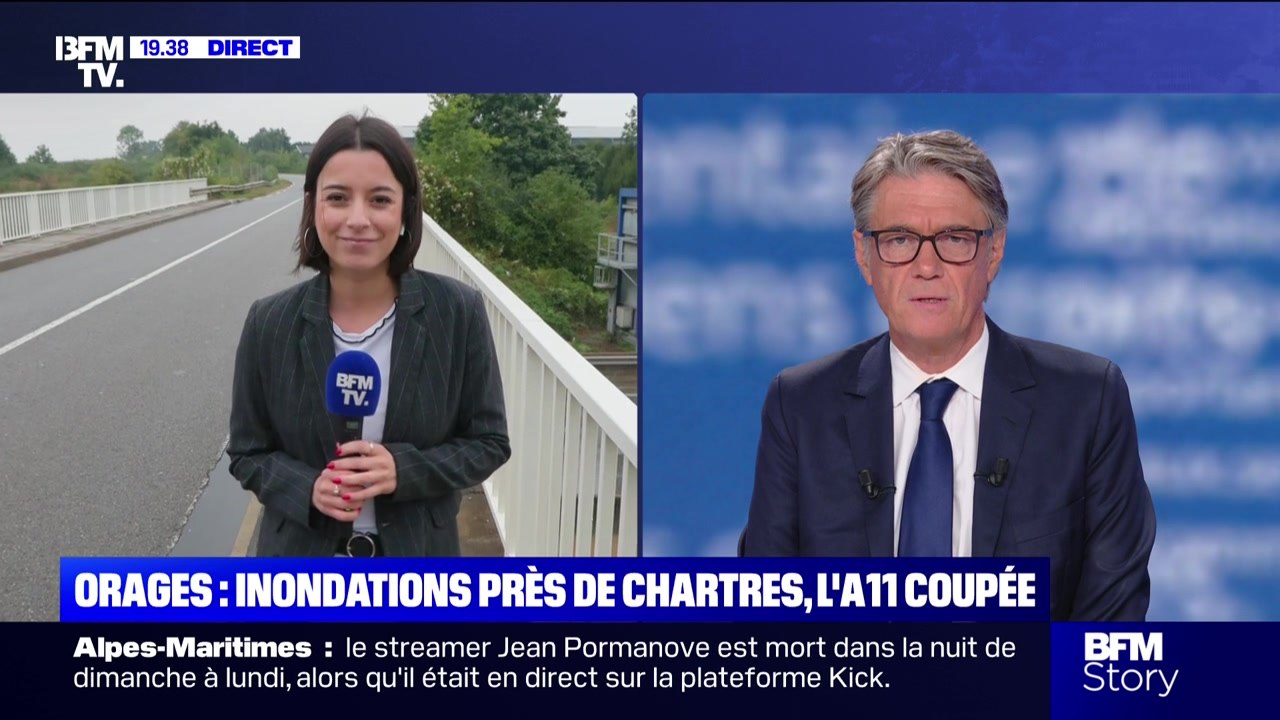 Story 9 : Orages, inondations près de Chartres, l'A11 coupée - 20/08