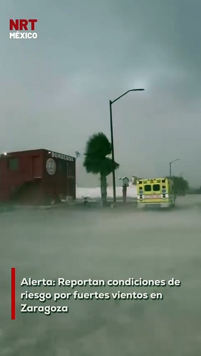 Habitantes de Zaragoza, Coahuila reportaron fuertes ráfagas de viento que generaron alerta entre la población. Autoridades llaman a extremar precauciones.