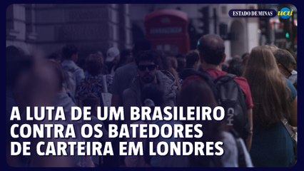 A luta de um brasileiro nas redes sociais contra os batedores de carteira de Londres