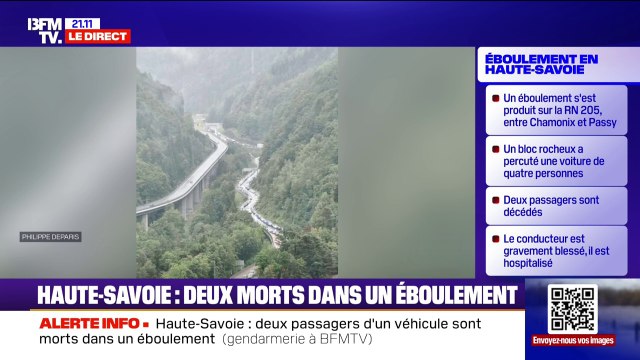 Éboulement en Haute-Savoie: malgré l'appel des autorités à éviter le secteurs des embouteillages se forment sur les routes de montagne