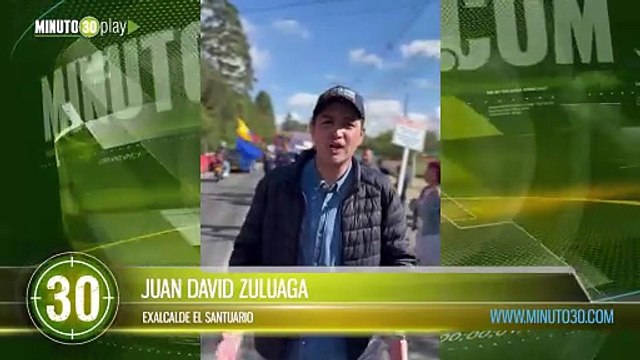 Con un homenaje en el oriente, Juan David Zuluaga celebró la libertad de Álvaro Uribe con apoyo masivo