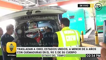 Niño de seis años con 90% de su cuerpo con graves quemaduras será trasladado a EE.UU.