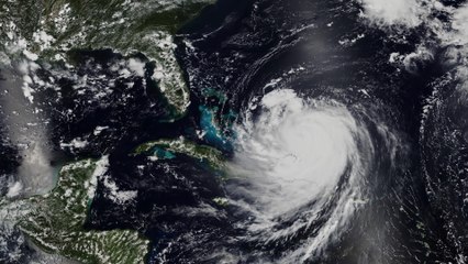 Huracán 'Erin' visto desde la Estación Espacia Internacional