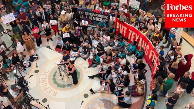 Texas Protesters Demonstrate Against Republican Redistricting Efforts