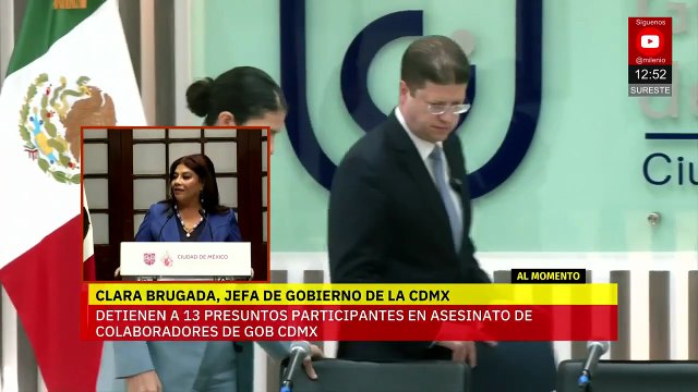 Detienen a 13 por asesinato de colaboradores de Clara Brugada en CdMx