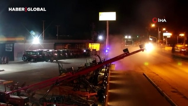 Kahramanmaraş'ta dehşete düşüren kaza! Güvenlik kamerası saniye saniye kaydetti