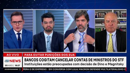 Bancos cogitam cancelar contas de ministros do STF após fala de Dino e aplicação de Lei Magnitsky