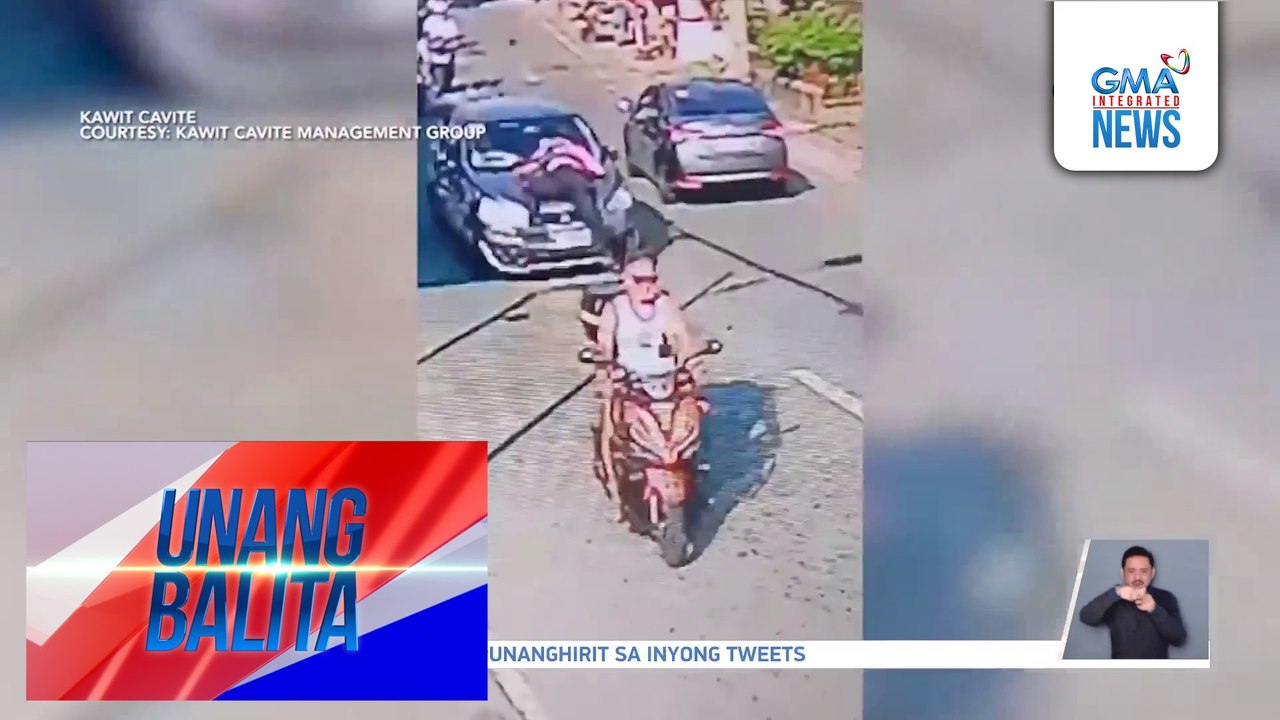 Kotseng sinita ng traffic enforcer, hindi huminto; enforcer, sumampa sa hood | Unang Balita