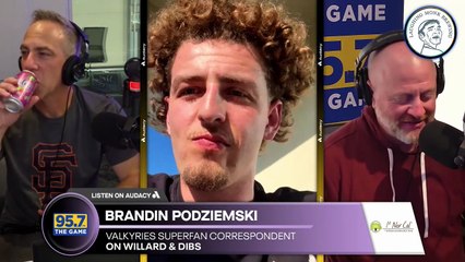 Brandin Podziemski on the Valkyries