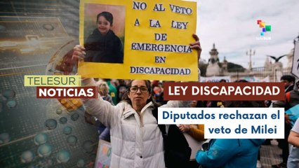 El parlamento argentino enfrenta a Milei y respalda la ley para personas con discapacidad