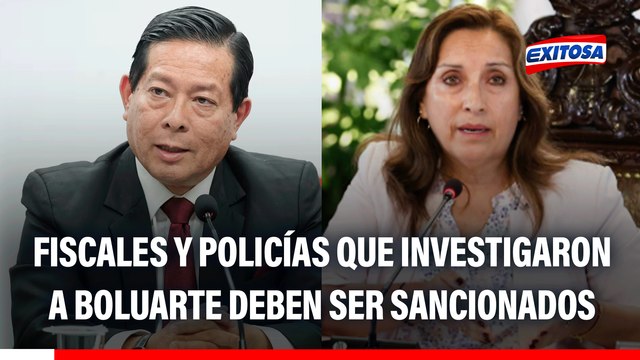 Premier señala que se debe sancionar a fiscales y policías que investigaron a Boluarte tras fallo del TC