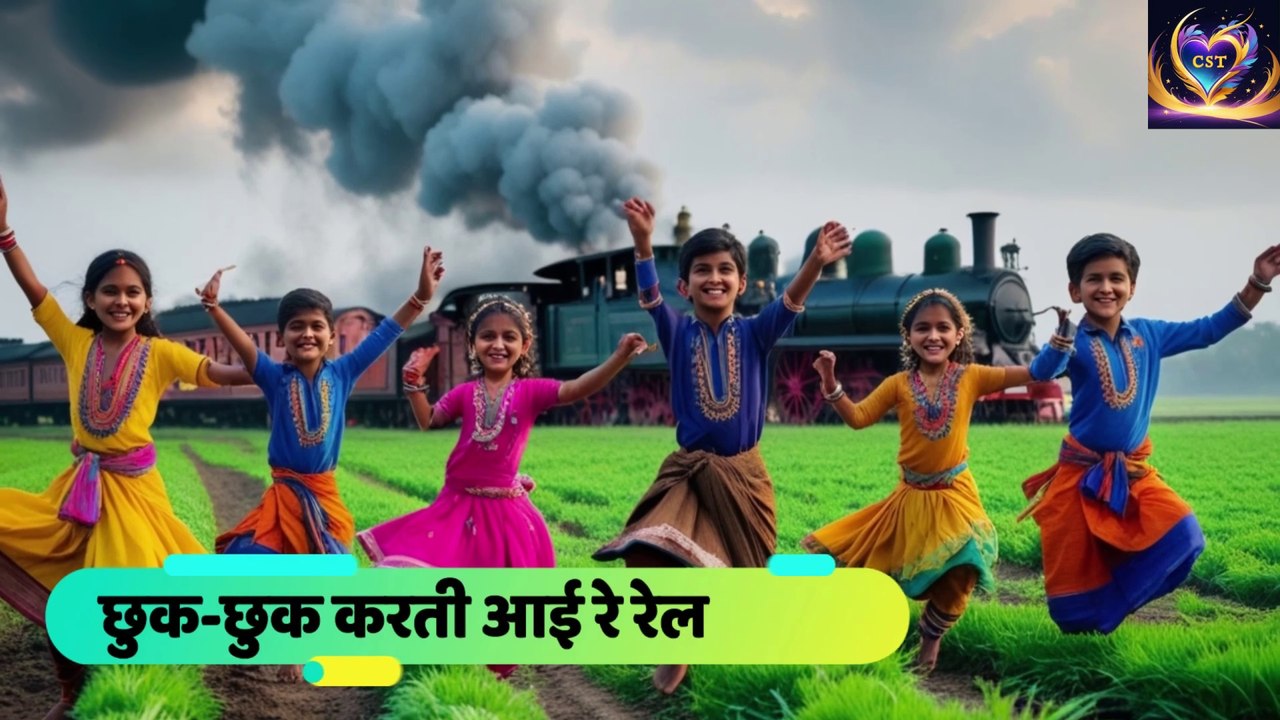 बच्चों, क्या आपने सुना है रेलगाड़ी की छुक-छुक? | Hindi Rhymes | Hindi Song