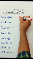 Most Common Phrasal Verbs with Meanings  🎯 #phrasalverbs