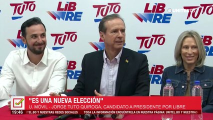 “Es una nueva elección, no es un segundo tiempo”, dice Tuto sobre la segunda vuelta