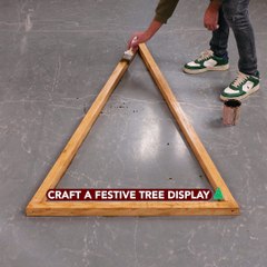 Light up your wooden tree design 🎄