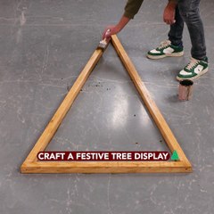 Light up your wooden tree design 🎄