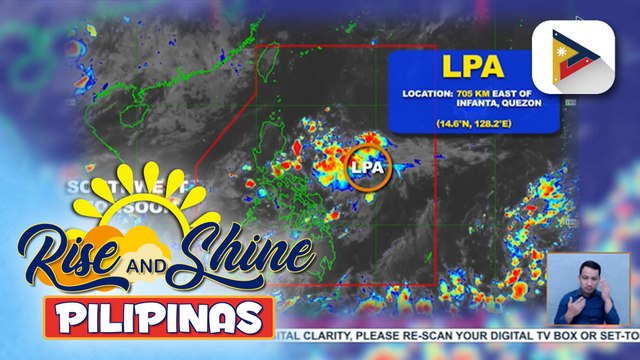 Binabantayang LPA sa loob ng bansa, nasa ‘medium’ chance na maging bagyo ayon sa PAGASA
