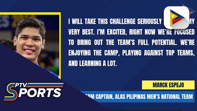 Marck Espejo, handang tulungan ang Alas Pilipinas sa darating na 2025 FIVB Men’s Volleyball World Championships