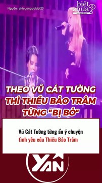 VŨ CÁT TƯỜNG từng ẩn ý chuyện tình yêu của THIỀU BẢO TRÂM