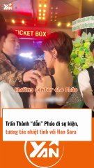 TRẤN THÀNH dẫn PHÁO đi sự kiện, tương tác nhiệt tình với HAN SARA