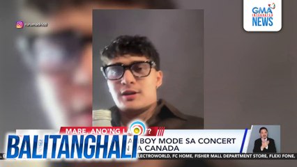 Ruru Madrid, fanboy mode sa concert ni Chris Brown sa Canada | Balitanghali